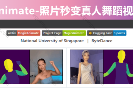 MagicAnimate-照片秒变真人舞蹈视频整合包