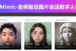 EchoMimic-音频驱动图片说话数字人整合包