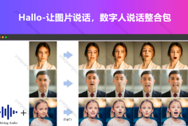 Hallo-让图片说话，数字人说话整合包